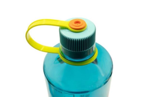 Nalgene 32oz Narrow Mouth Loop-Tops Tritan Suluk Clear/W.Green Clos