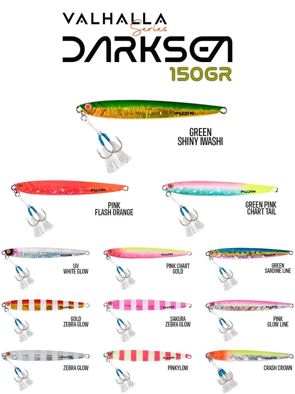 Fujin Valhalla Darksea 150gr Metal Jig Yem