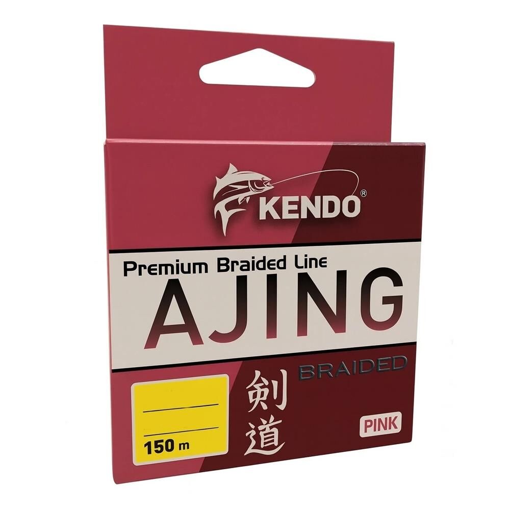 Kendo Ajing Premium Braided Line 150mt Örgü İp PİNK - 0,045 MM