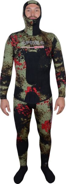 Apnea Ghost Camou Kamuflaj 5MM Dalış Elbisesi KAMUFLAJ - 3XL