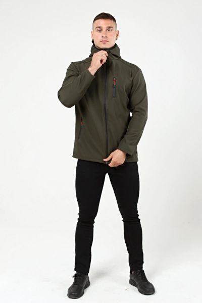 North Trace Outrack Erkek Softshell Mont HAKİ - S