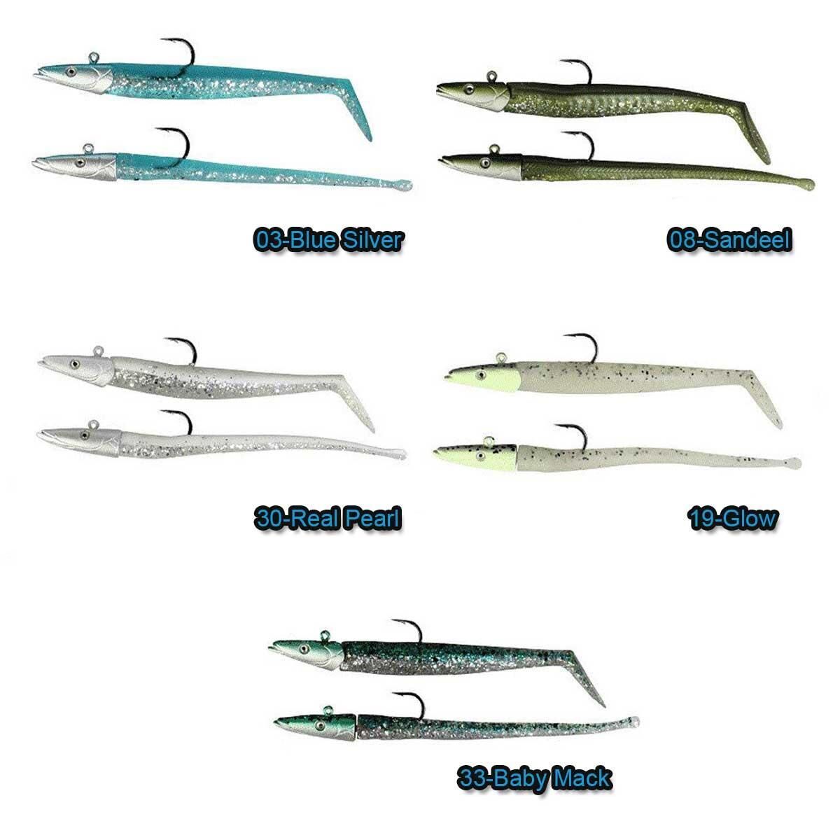 Savage Gear Sandeel And Slug 10Cm 10Gr 4+2 Silikon Yem GLOW