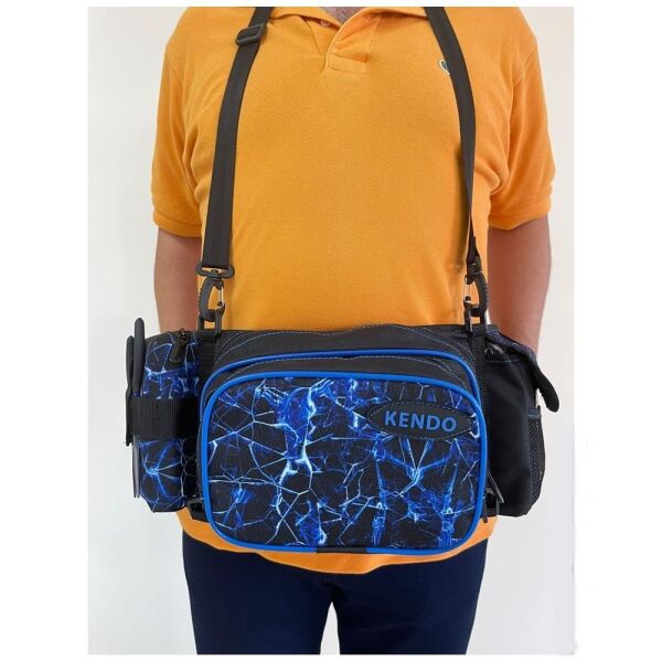 Kendo Lrf & Spin Bel Çantası (Siyah/Mavi)