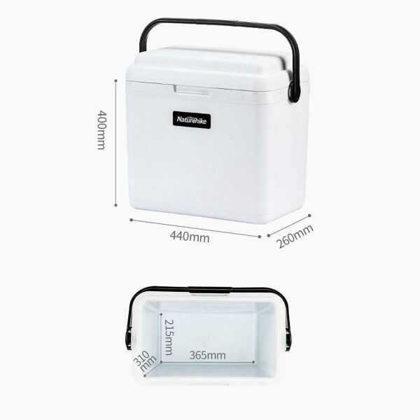 Naturehike LINDU Large Cooler Q-10H Buzluk 24 Lt BEYAZ