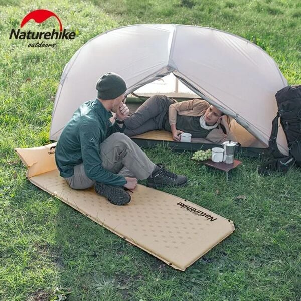 Naturehike Ultralight Şişme Kamp Matı | 185*60*2.5 cm | Sarı