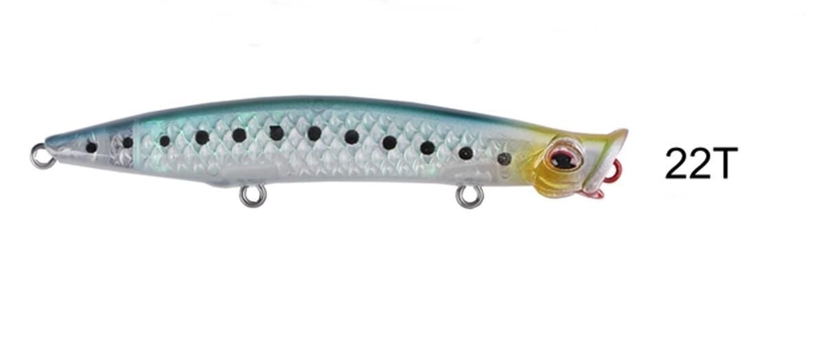River Pop'N Catch 90 3D 9 cm 8 gr Popper Suni Yem 22T