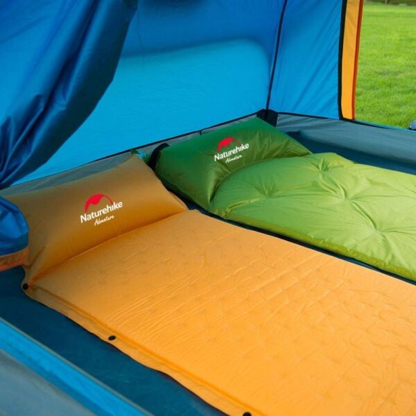 Naturehike Ultralight Şişme Kamp Matı | 185*60*2.5 cm | TURUNCU