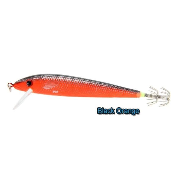 Dtd Knez Jig 11cm Glowlu Kalamar Zokası BLACK/ORANGE