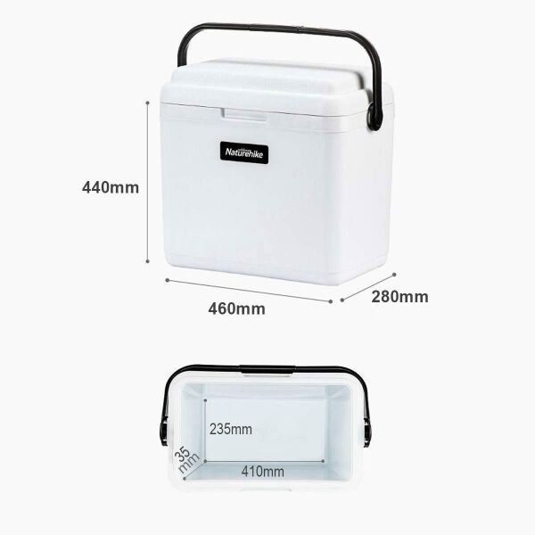 Naturehike LINDU Large Cooler Q-10H Buzluk 33 Lt BEYAZ