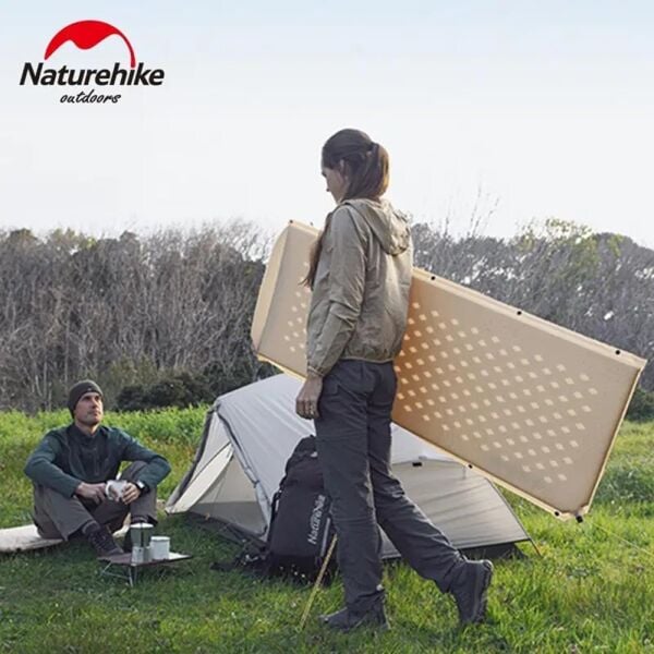 Naturehike Ultralight Şişme Kamp Matı | 185*60*2.5 cm | MAVİ
