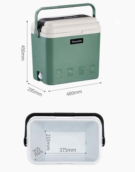 Naturehike LINDU Large Cooler Q-10H Buzluk 33 Lt YEŞİL