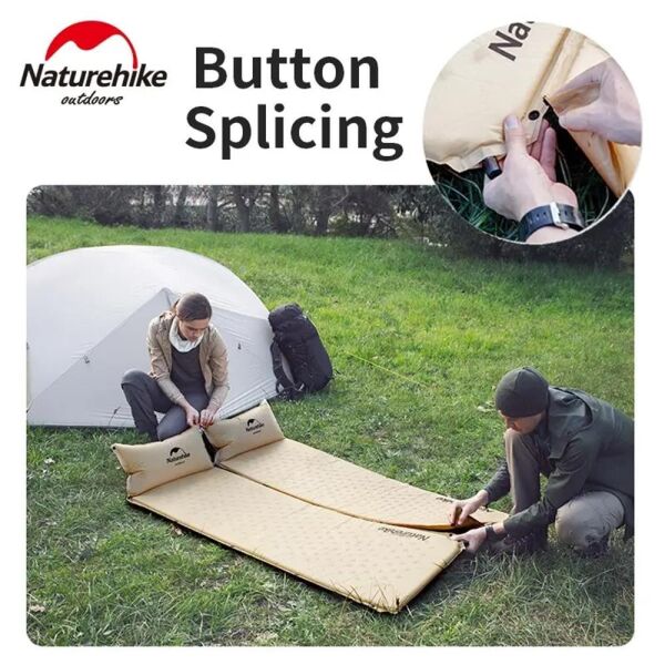 Naturehike Ultralight Şişme Kamp Matı | 185*60*2.5 cm | LACİVERT
