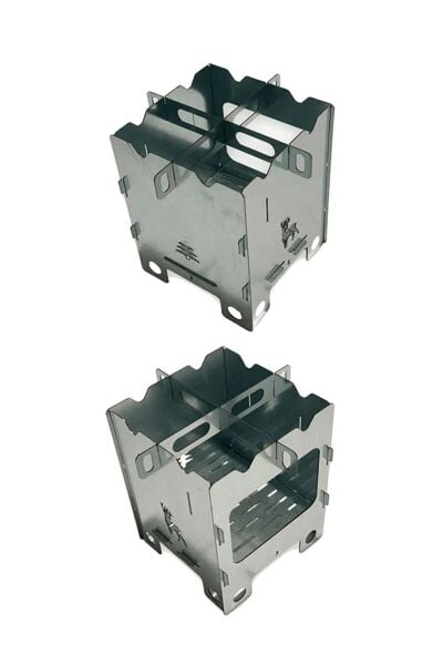 Paslanmaz Metal Kamp Ateş Kutusu