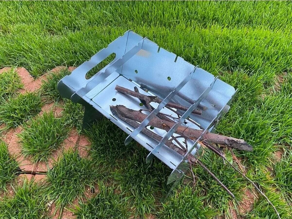 Paslanmaz Metal Büyük XXL Ateş Kutusu