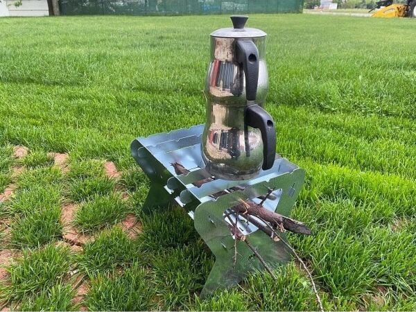 Paslanmaz Metal Büyük XXL Ateş Kutusu