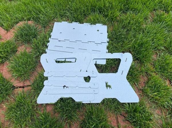 Paslanmaz Metal Büyük XXL Ateş Kutusu