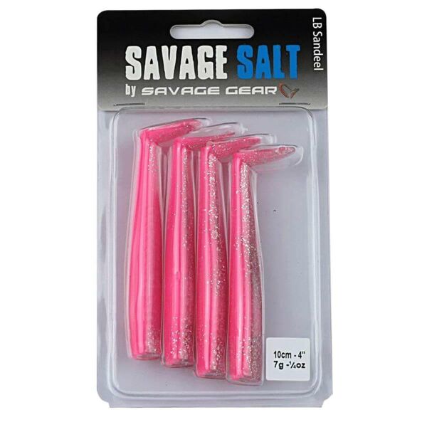 Savage Gear LB Sandeel 10Cm 7Gr Silikon Yem-43-Pink Glitter