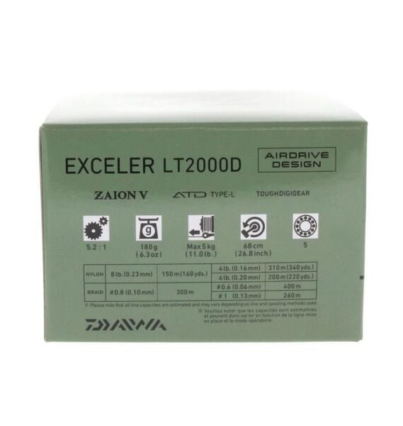 Daiwa Exceler 23 LT 2000D Makara