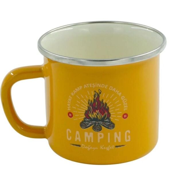 Orcamp Retro Emaye Kupa Bardak 330 cc [Camping] Sarı
