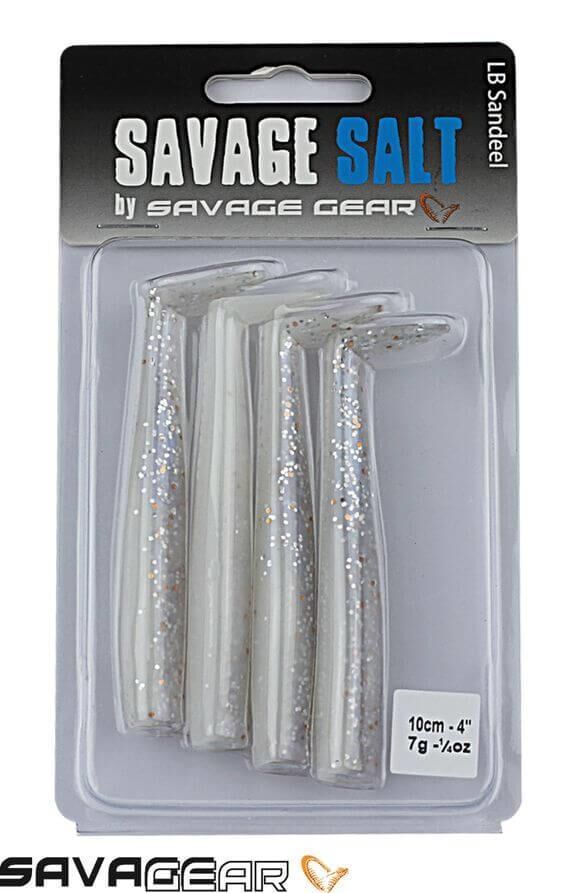Savage Gear LB Sandeel 10Cm 7Gr Silikon Yem-30-Real Pearl