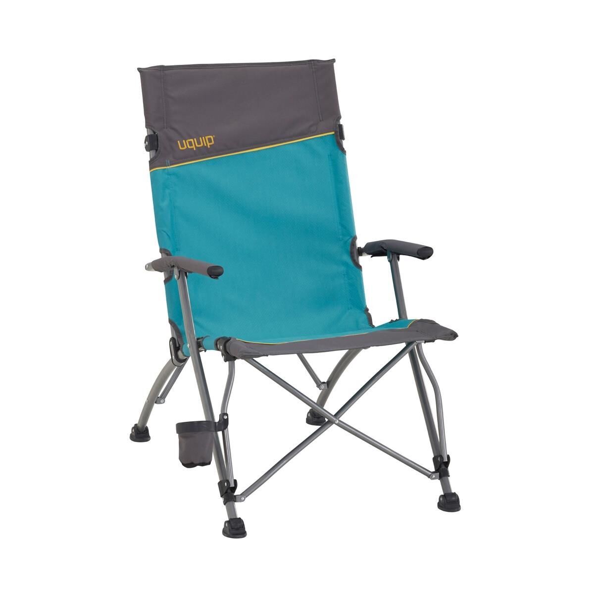 Uquip Sidney Yüksek Konforlu & Takviyeli Katlanır Kamp Sandalyesi Petrol PETROL