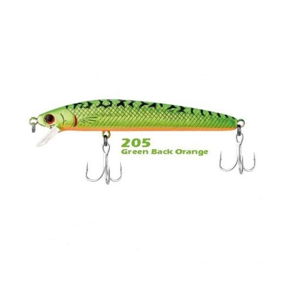 Fujin Queen 70F 70mm Maket Balık Green Back Orange
