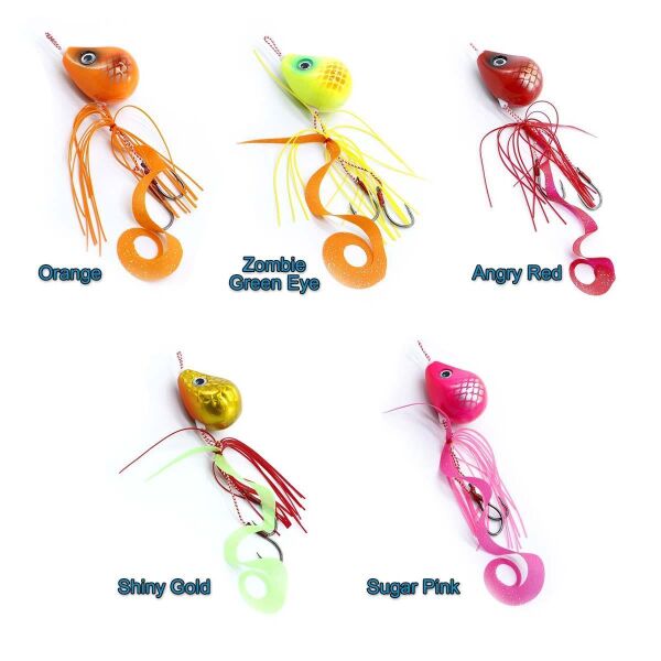 Fujin Rock'n Rubber 120gr Tai Rubber Set Jig Yem