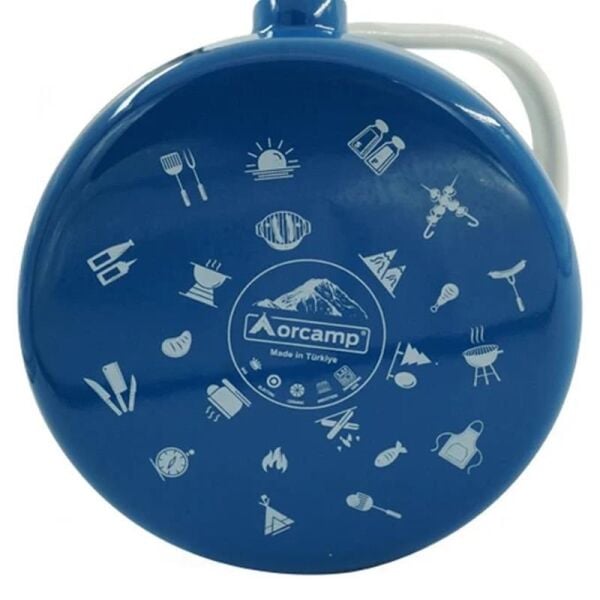 Orcamp Retro Emaye Kamp Çaydanlığı 2.6 Litre MAVİ