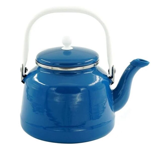 Orcamp Retro Emaye Kamp Çaydanlığı 2.6 Litre MAVİ