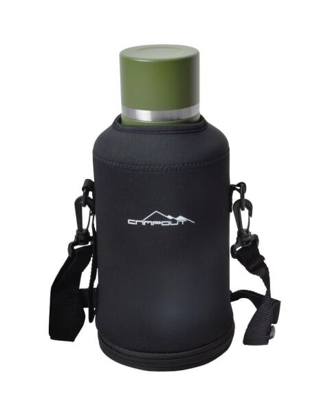 Campout Çift Katmanlı Termos 2000 ML YEŞİL
