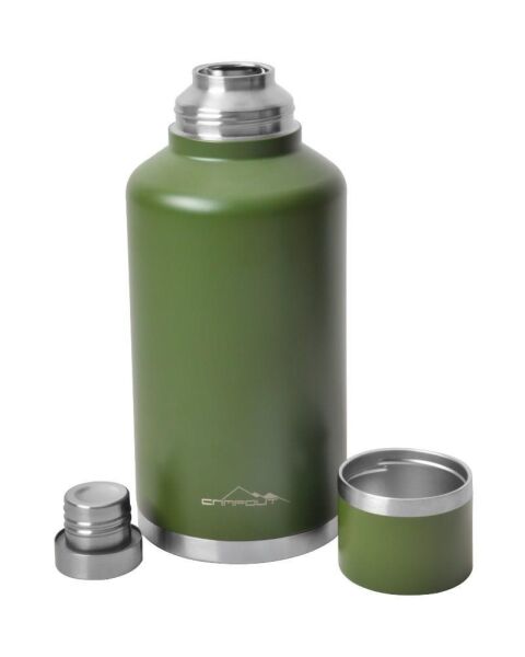 Campout Çift Katmanlı Termos 2000 ML YEŞİL