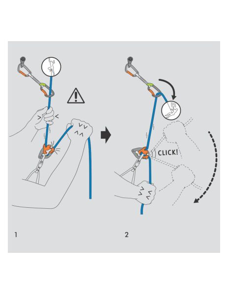 Climbing Technology Click-Up Emniyet Aleti TURUNCU