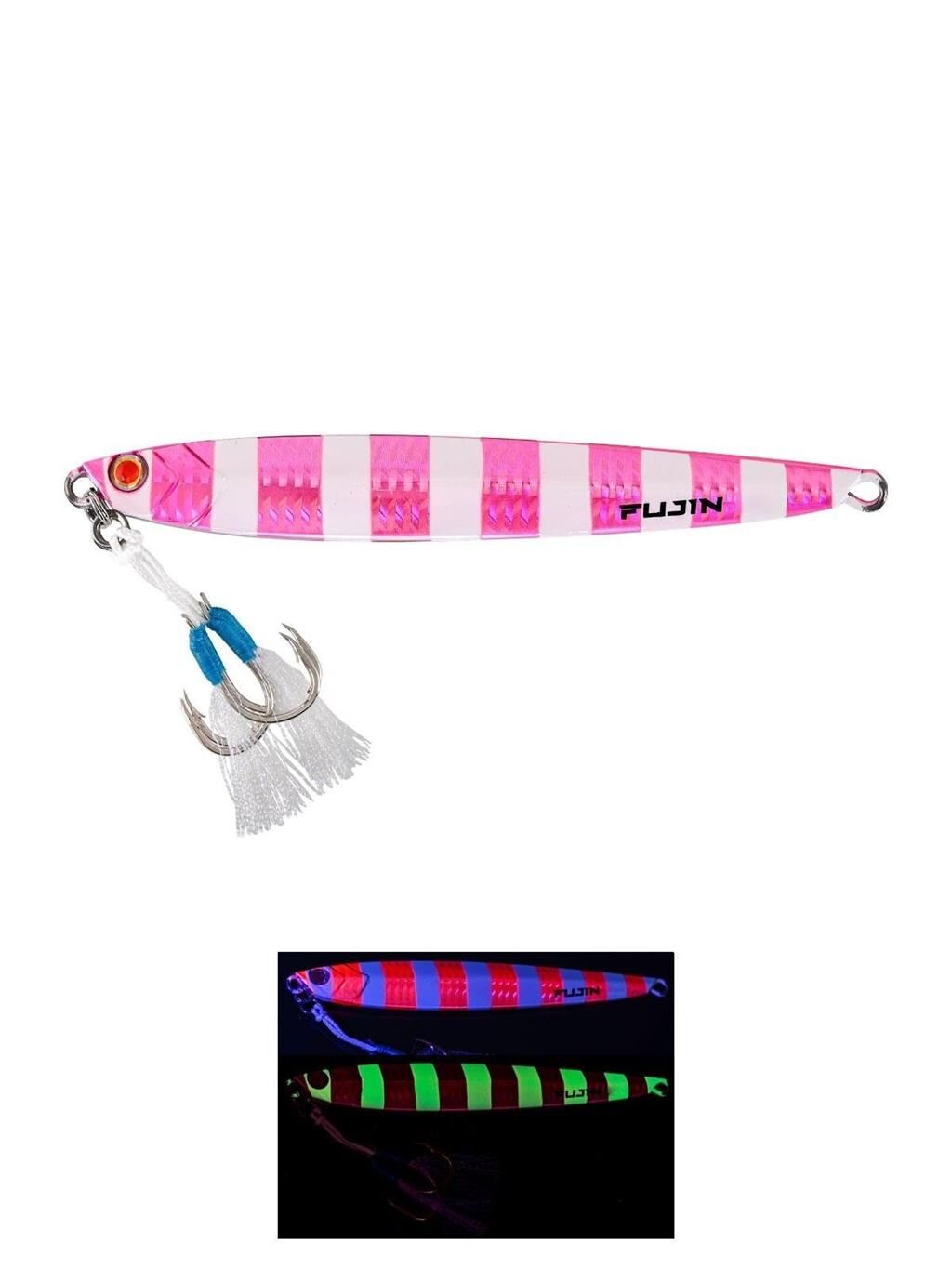 Fujin Valhalla Darksea 120gr Metal Jig Yem Sakura Zebra Glow