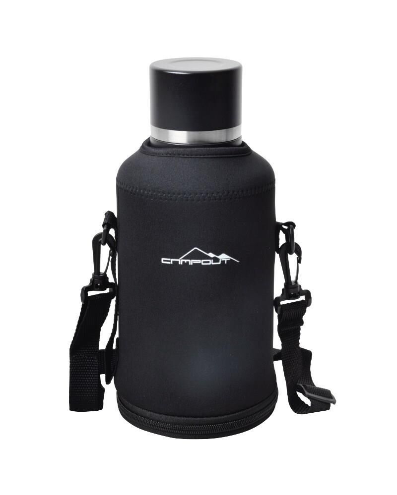 Campout Çift Katmanlı Termos 2000 ML SİYAH