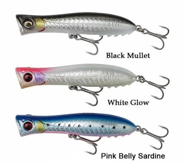 Savage Gear Gravity Popper 9 cm 13.5 gr (F) Suni Yem White Glow