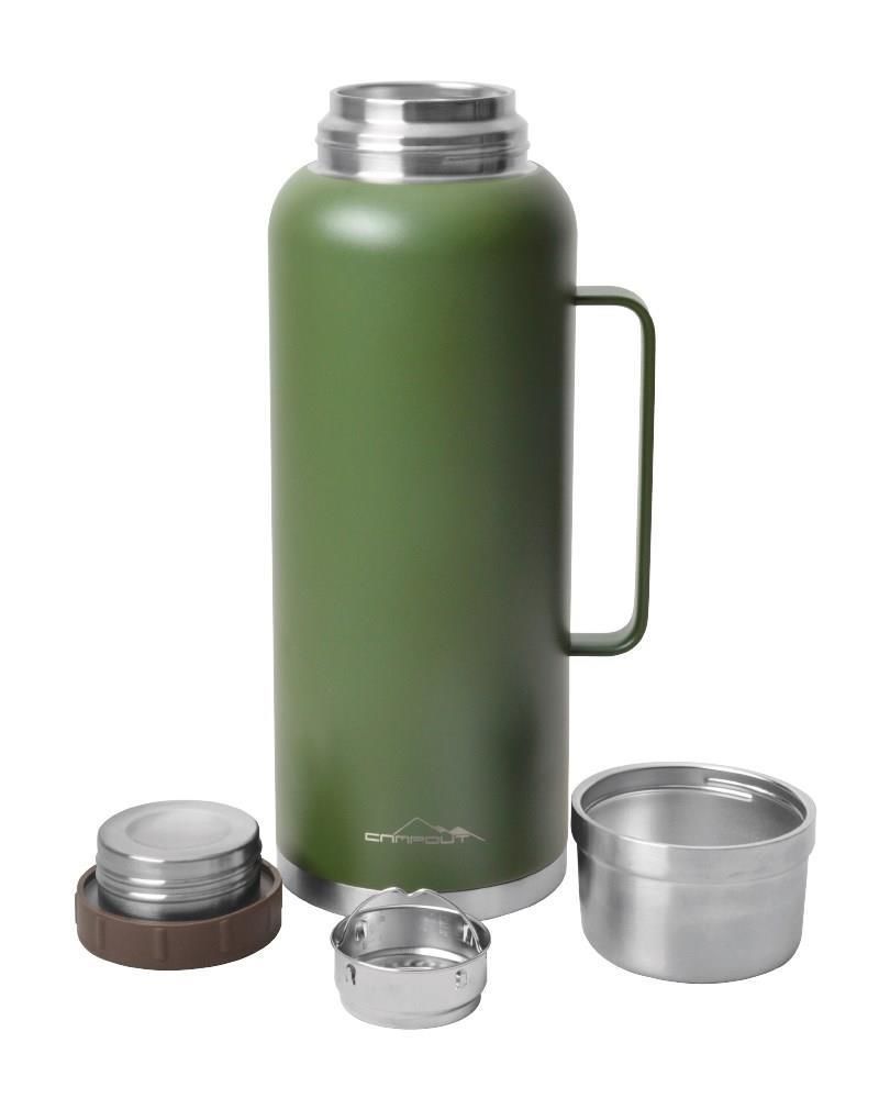 Campout Çift Katmanlı Termos 2600 ML YEŞİL