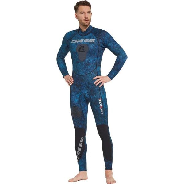 Cressi Tokugawa Man Dalış Elbisesi BLUE CAMO - 3MM - NO:5 / XL