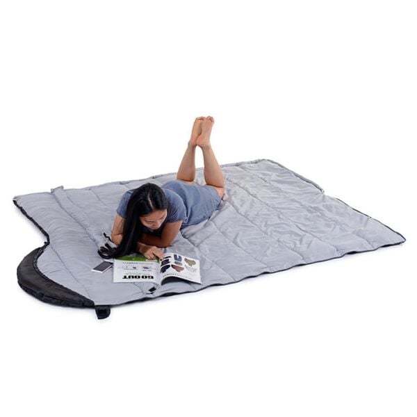 Naturehike Zarf Tarzı Pamuklu Uyku Tulumu MAVİ - RİGHT - U250S - RİGHT