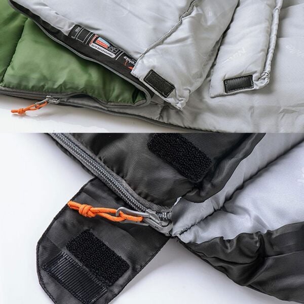 Naturehike Zarf Tarzı Pamuklu Uyku Tulumu MAVİ - RİGHT - U250S - RİGHT