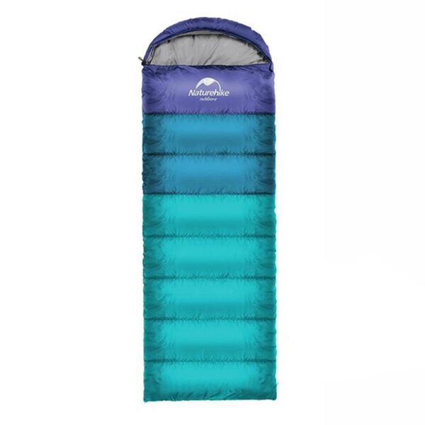 Naturehike Zarf Tarzı Pamuklu Uyku Tulumu MAVİ - RİGHT - U250S - RİGHT