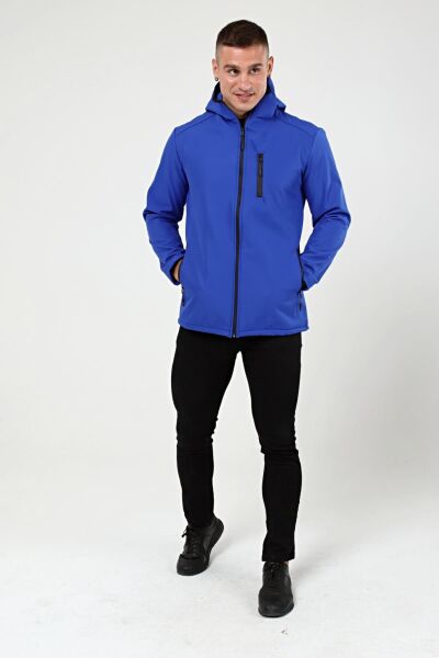 North Trace Outrack Erkek Softshell Mont Saks Mavi - S