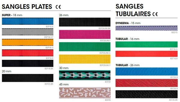 Beal Tubular 16 mm x 100 mt Perlon Bant