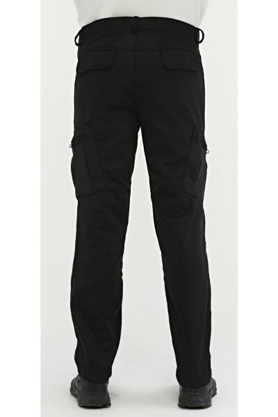 North Trace Expedition Kargo Cepli Erkek Softshell Pantolon SİYAH - XL