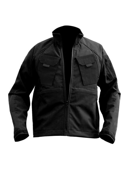 North Trace Combat Erkek Softshell Mont SİYAH - 2XL
