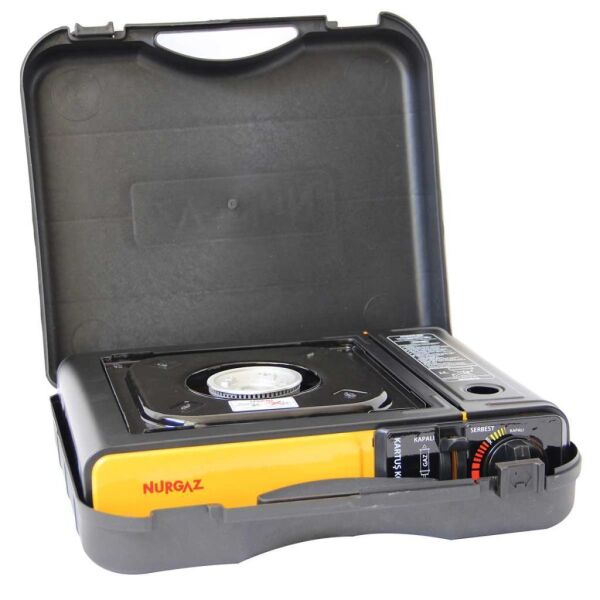 Nurgaz Portatif Tekli Piknik Ocağı SİYAH