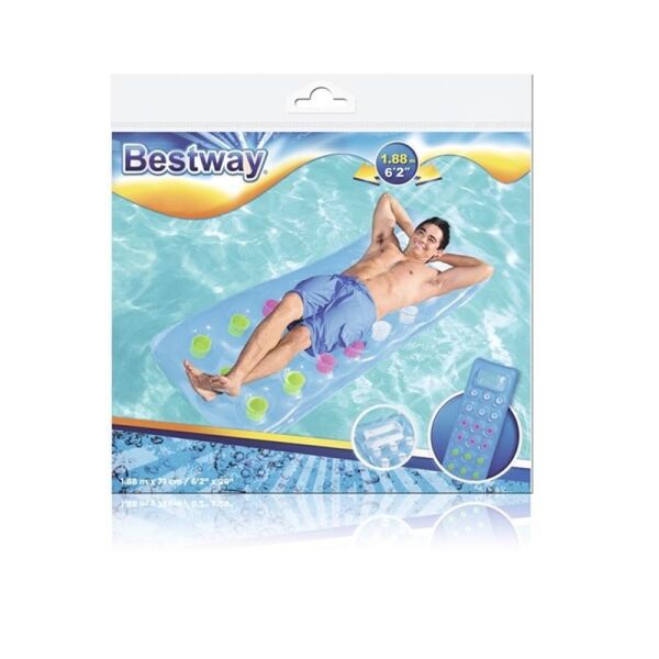 Bestway Fashion Lounge 188 x 71 cm Pencereli Deniz Yatağı MAVİ