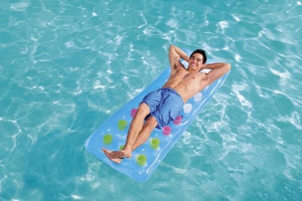 Bestway Fashion Lounge 188 x 71 cm Pencereli Deniz Yatağı MAVİ