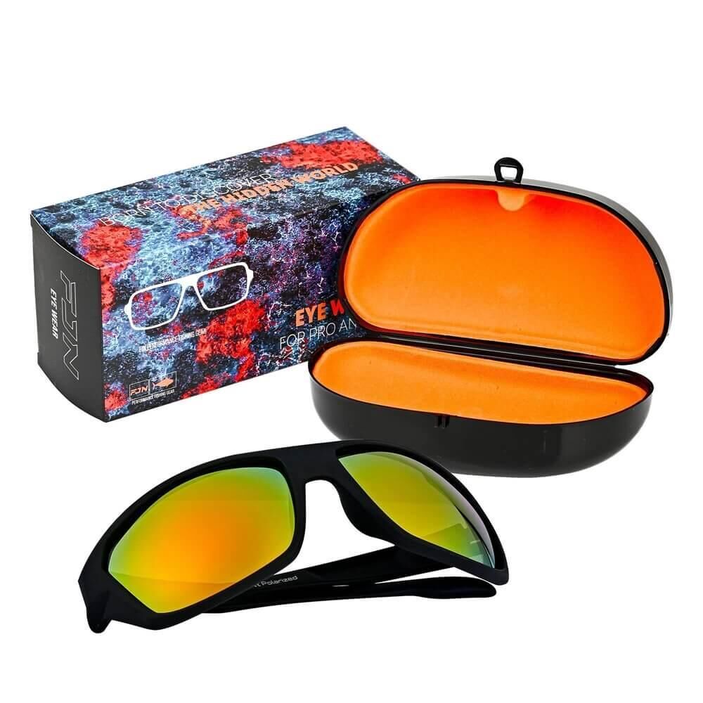 Fujin Pro Angler Polarize Güneş Gözlüğü Orange/Mat Black