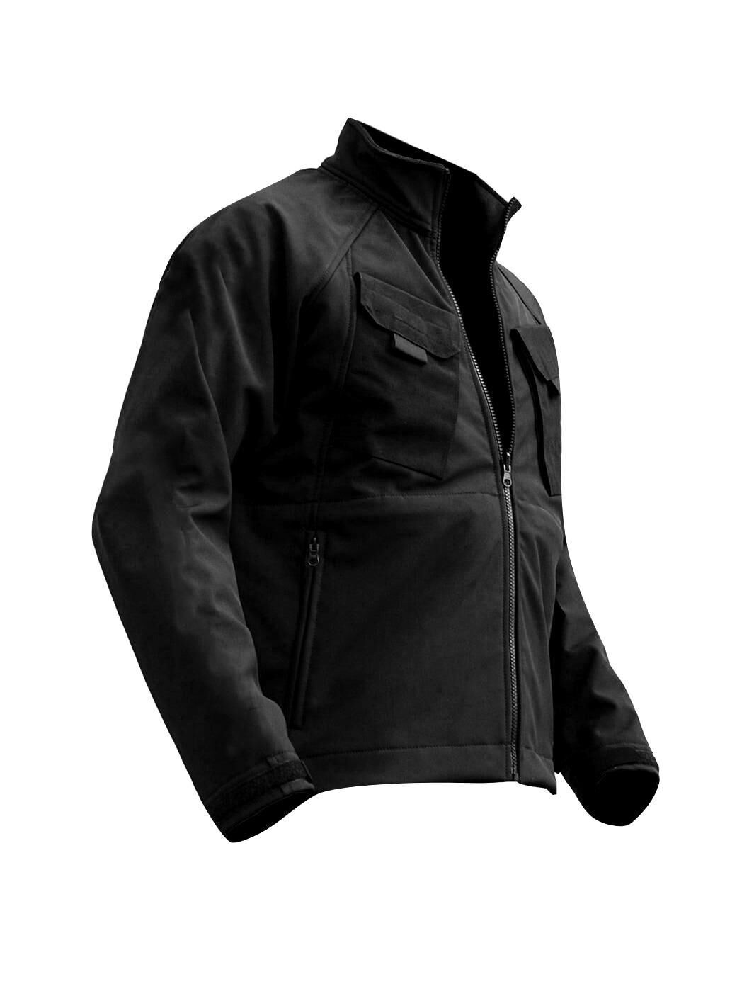 North Trace Combat Erkek Softshell Mont SİYAH - M