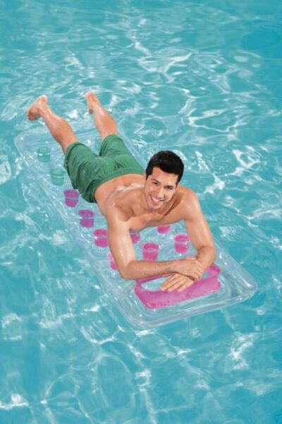 Bestway Fashion Lounge 188 x 71 cm Pencereli Deniz Yatağı ŞEFFAF